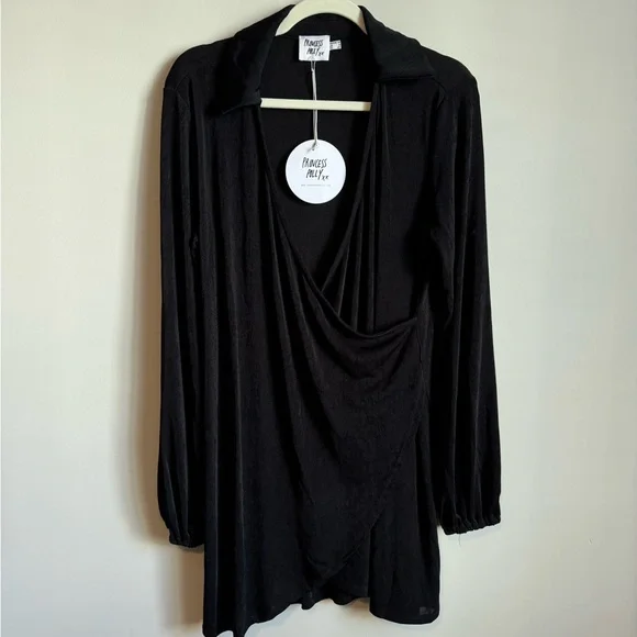 Princess Polly Party Time Mini Dress in Black - Size 8 - Picture 5 of 9